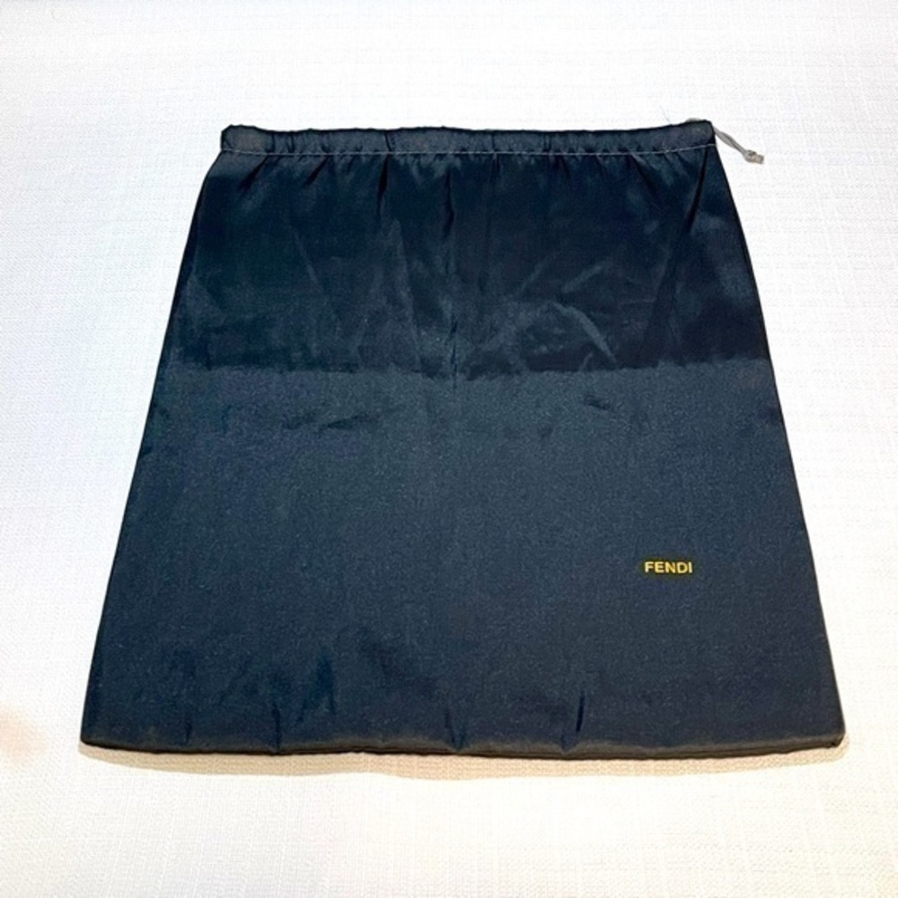 NWOT FENDI Black Dust Bag Medium Size